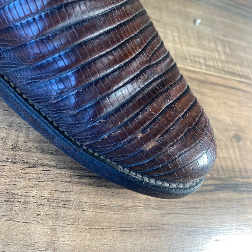 Justin lizard cowboy boots - Picture 7 of 7